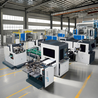 LS-900A ligne de fabrication de cartons rigide intelligente complètement automatique avec la boîte supérieure et inférieure finie en même temps