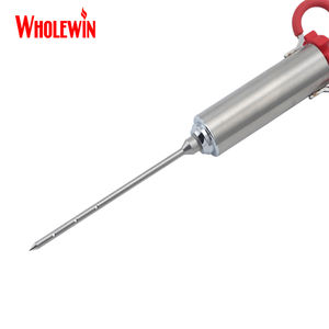 حقنة احترافية من الفولاذ المقاوم للصدأ لحقن اللحم مع إبر ماء مالح للشواء وشواء تركي وشواء خارجي - Product Image 3