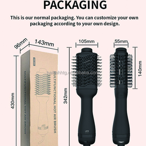 Ulelay 4-in-1 أداة تصفيف الشعر الكهربائية الأيونية الشعر ، مجفف فرشاة الهواء الساخن 3 إعدادات الحرارة للفنادق في الهواء الطلق - Product Image 4