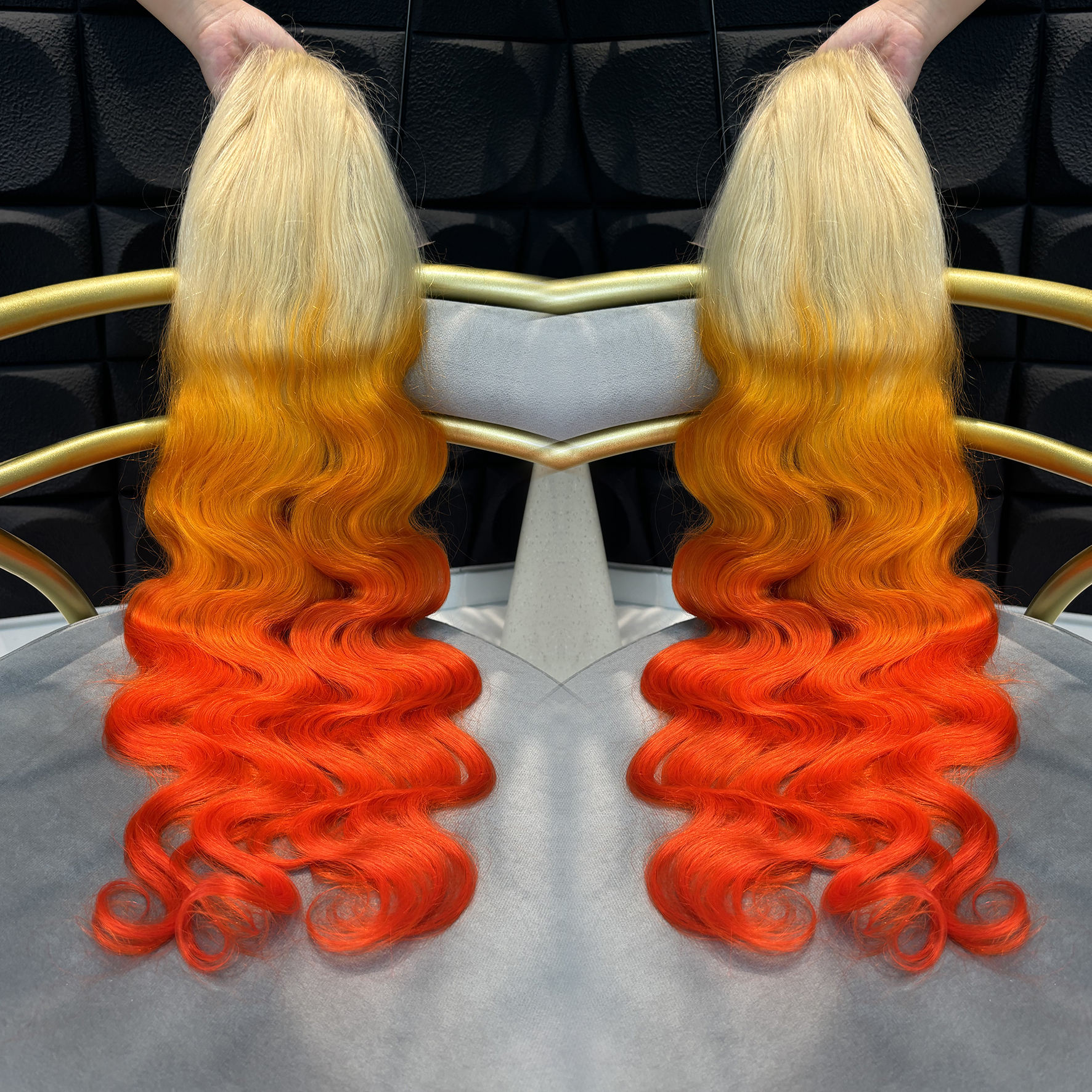 สีส้มไล่เฉดสี