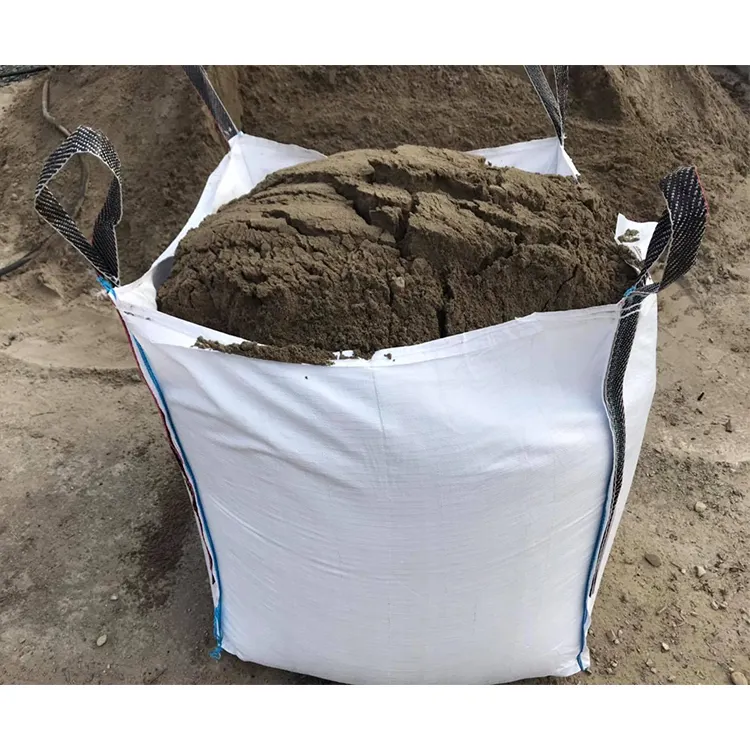 1000KG FIBC Coal Sand Cooper Bags 1 Ton Kemasan Konstruksi Tas Besar