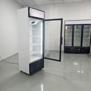 Refrigerador Comercial de Una Puerta y Temperatura Única, Refrigerador para <span class=keywords><strong>Cerveza</strong></span> con Puerta de Vidrio, Enfriador de Bebidas Energéticas, Control LED Ajustable - Product Image 3