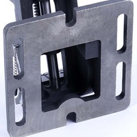 Étau d'angle inclinable et pivotant à 2 axes OEM, robuste, pour machine de fraisage, à poser sur établi et pour perceuse sur colonne