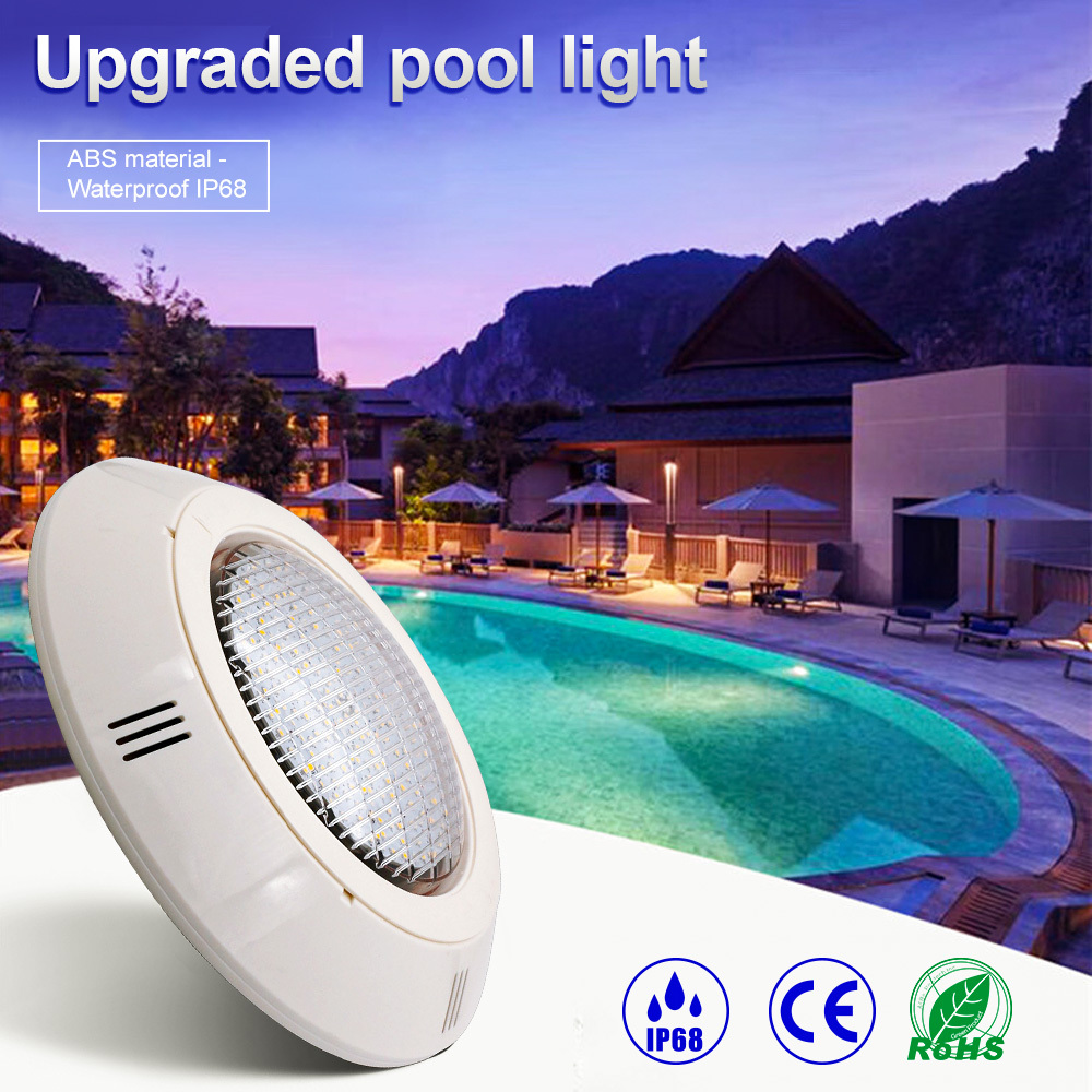 IP68 12V RGB Remote Control LED Underwater Lamp Wall Mounted Led Swimming Pool Light