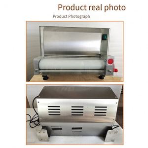 Machine à presser la pâte multifonctionnelle en acier inoxydable de 12 à 18 pouces pour table, rouleau à pâte à pizza, machine à faire du pain, laminoir à pizza - Product Image 6