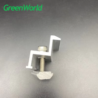 Accessoires pour panneaux solaires, fixation, pinces d'extrémité PV 30 mm 35 mm