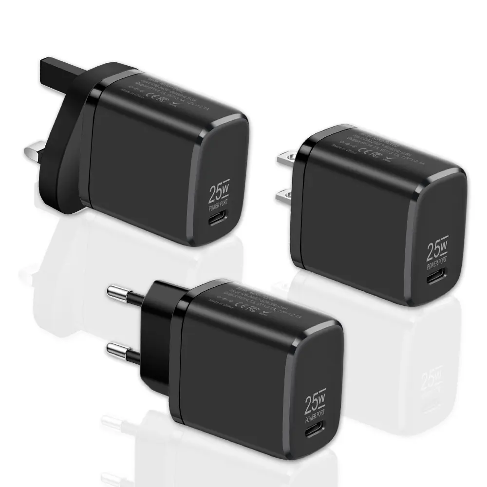 New Design Type-C 25W Mini Cell Phone PD Charger Fast Charging Wall Plug Charger For IPhone 14 13Pro For Samsung Galaxy