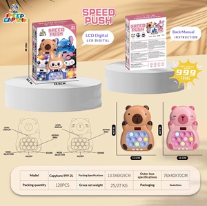 Console de jeu 3D Whack-a-Mole transfrontalière à réaction rapide, jouet pour enfants en plastique anti-stress, puzzle, jeu de tir à la souris, modèle pionnier - Product Image 3