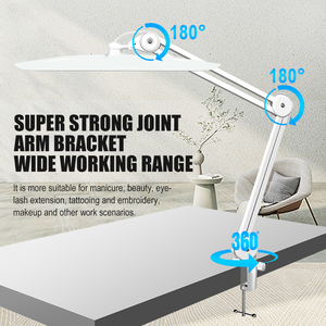 Lámpara de <span class=keywords><strong>Uñas</strong></span> LED Moderna de 38W de Alta Potencia y 3500LM <span class=keywords><strong>para</strong></span> Manicura, Extensión de Pestañas, Lámpara de Mesa Regulable <span class=keywords><strong>para</strong></span> el Hogar - Product Image 5