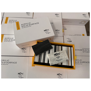 建設用石材メーカービッグスラブホワイト6-30mmキッチン & バスルーム用固体表面材料 - Product Image 6