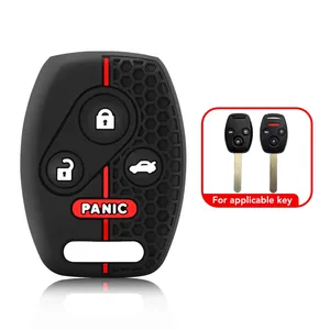 เค<span class=keywords><strong>ส</strong></span>กุญแจพวงกุญแจสำหรับฮอนด้าซีวิค4D <span class=keywords><strong>แจ๊</strong></span><span class=keywords><strong>ส</strong></span> CR-V Gr8 SRV FRV Fit csx chord 7<span class=keywords><strong>ส</strong></span>อดคล้องกับ<span class=keywords><strong>ส</strong></span>ัญลักษณ์<span class=keywords><strong>ส</strong></span>กรูพิเศษป้องกันซิลิโคน - Product Image 6