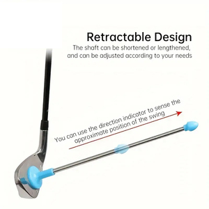 Herramienta de Alineación de Golf Elástica y Magnética, Ayuda de Entrenamiento para Palos de Golf, Indicador de Dirección de Golf, Herramienta de Ángulo de Apoyo para Golf - Product Image 5
