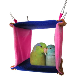 Fashion Bird Hanging Cave Cage Parrot Nest Hammock Hanging Cage Warm Winter Bird <strong>Bed</strong> Small <strong>Pet</strong> House - Product Image 4