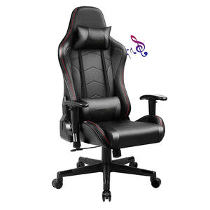 Chaise de bureau ergonomique pour ordinateur <span class=keywords><strong>avec</strong></span> lumières LED RGB, chaise de jeu, chaise de bureau pour ordinateur <span class=keywords><strong>avec</strong></span> haut-parleurs Bluetooth pour adultes - Product Image 6