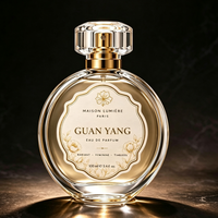 Étiquette personnalisée pour flacon de parfum, autocollant gaufré à l'or, auto-adhésif, pour emballage cadeau de parfum de luxe