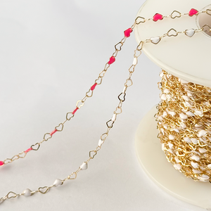 Романтическая цепочка с золотым золотом, 14 карат - Product Image 4