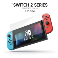 Protection d'écran en verre trempé HD pour Nintendo Switch 2 - Ultra transparente, couverture intégrale, 99% de transparence, dureté 9H