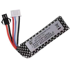 Échantillon gratuit batterie lithium-ion polymère véritable de haute qualité 501855 11.1v 1400mah 1500mah 30C poche de pistolet à <span class=keywords><strong>eau</strong></span> Batteries lithium-ion - Product Image 3