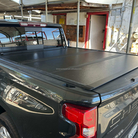 Couverture de benne rigide pliable en quatre parties avec verrouillage manuel et étanche pour Ford F150 2025 5.5' Ranger, installation sans outils