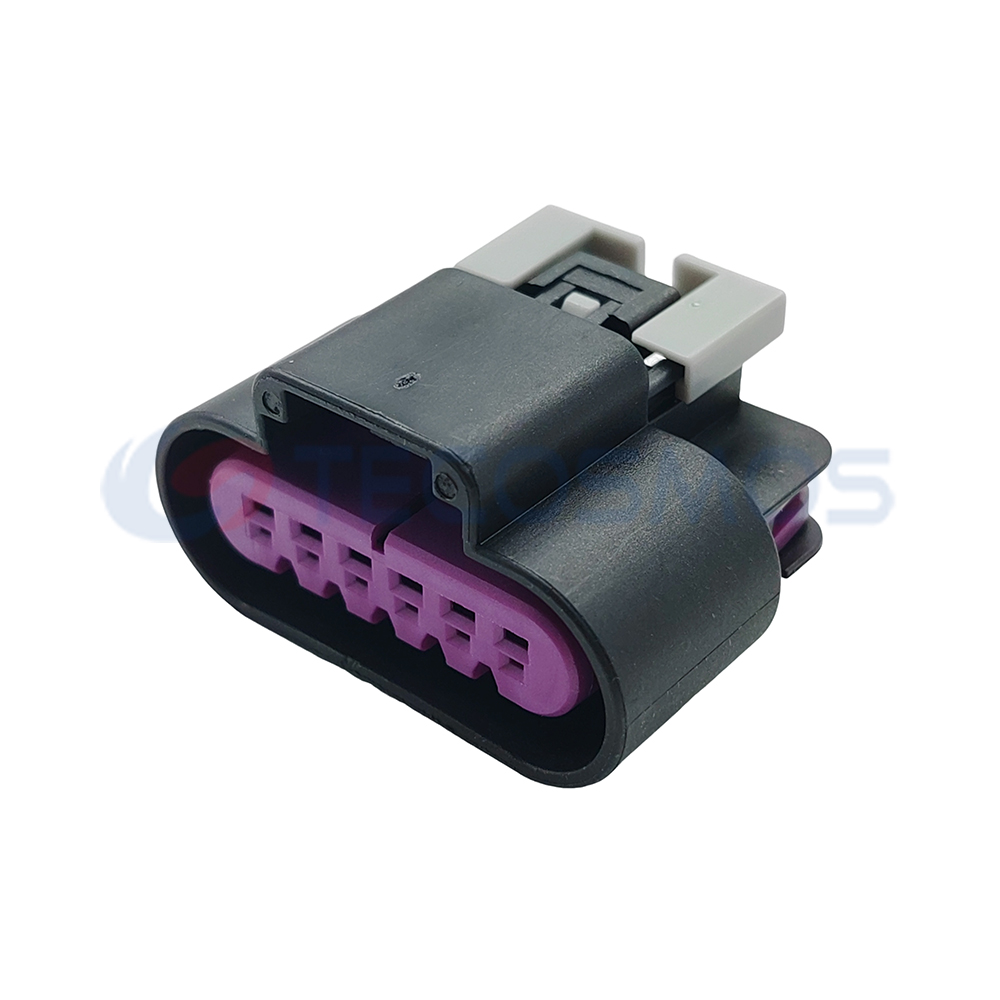 7-Pin Female Waterproof Wire Harness Air Meter Plug Nylon ABS Car Accessory with Copper Contacts 15326829 Model