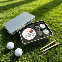 Set de Regalo de Golf Personalizado, Etiqueta para Bolsa de Golf con Diseño 3D, Marcadores de Pelota de Golf Grabados con Láser