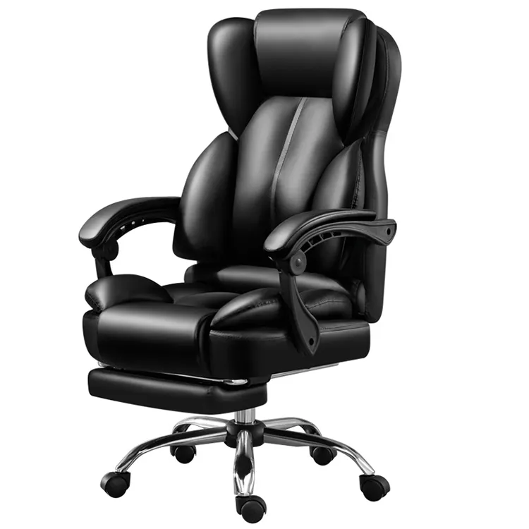 Wholesale Home Computer Office chair lift rotating boss leather Chair