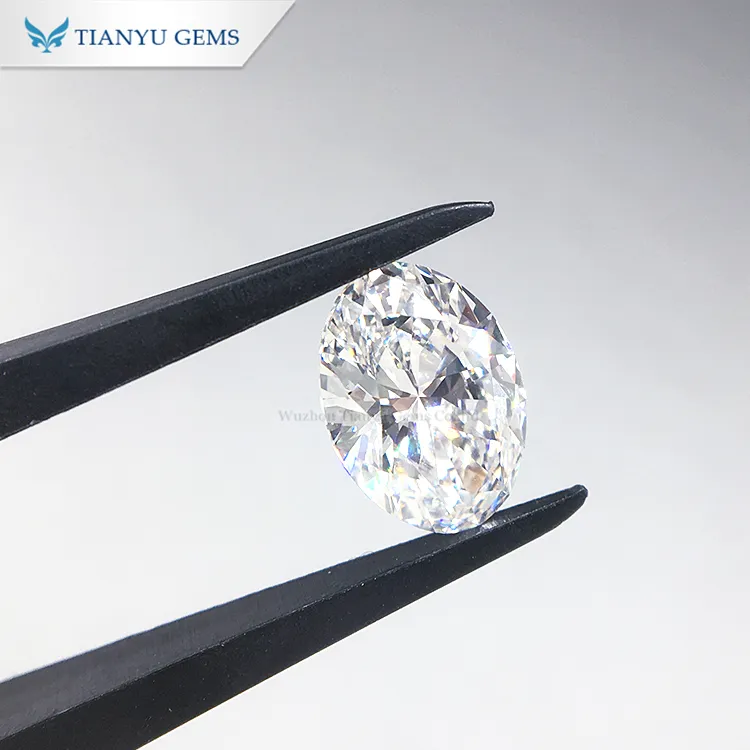 Tianyuジェムズルーズ卸売価格カラットあたり優れたブリリアントカット2.49ct F VS1ラボHPHTCVDダイヤモンド