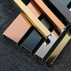 Đánh bóng thép không gỉ u-kênh đúc cho tường cửa tủ cạnh cắt trong biệt thự và khách sạn - Product Image 3