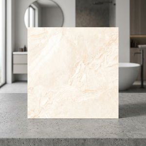Indoor Glazed Vitrified Porcelain Floor Tiles 8mm Glossy Finish 600x600mm Marble Collection - Product Image 2