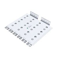 Barres omnibus laminées usinées avec précision pour connexion de circuits personnalisée, indice de protection IP67, 6 à 8 emplacements pour applications électriques de nouvelles énergies