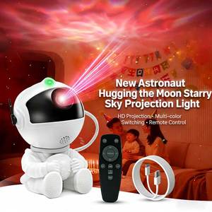 Lámpara de Noche Inteligente para el Hogar, Proyector de Estrellas, Lámpara de Noche con Forma de Astronauta, Efecto de Cielo Estrellado LED para Habitación Infantil - Product Image 1