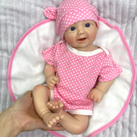 Poupée Reborn en Silicone Imperméable de 18 Pouces, Poupée Bébé aux Yeux Ouverts, Poupée Artistique Faite à la Main, OEM ODM Personnalisée