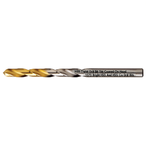 Hss Twist <b>Drill</b> <b>Bit</b> TiN Coated On Head 1070 Bright Hss And Hss Co <b>Drill</b> <b>Bits</b> - Product Image 2