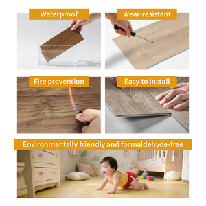 Nhà máy trực tiếp sang trọng SPC sàn đá cẩm thạch PISO PVC nội thất bấm vào Sàn Vinyl ván chống thấm nước tính chất phù hợp - Product Image 5