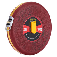 Ruban à mesurer en PVC souple, 20/30/50/100 mètres, mesures métriques et impériales, épaisseur de la lame de 0,14 mm et largeur de 12,5 mm