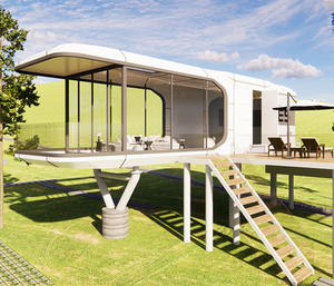 Contenedor de Envío Prefabricado de 40 pies, Casa Modular Ecológica, Oficina, Escuela, Edificios de Apartamentos, Paneles Sándwich, Taller - Product Image 2