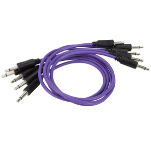 Tùy chỉnh OEM âm thanh 1/8 "3.5 mét jack thẳng góc cạnh Mono vá Cáp <span class=keywords><strong>eurorack</strong></span> synthersizer Modular Cáp CE ROHS - Product Image 3