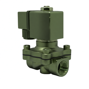 COVNA Eilbestellung DN20 3/4 Zoll <span class=keywords><strong>2</strong></span>-Wege 12V 24V Normalerweise Geschlossenes Edelstahl Mini-Magnetventil Luft-Magnetventil Wasser-Magnetventil - Product Image 1