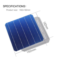 Énergie renouvelable à haute efficacité, cellule solaire monocristalline flexible mini 182 mm 210 mm 5BB 10BB