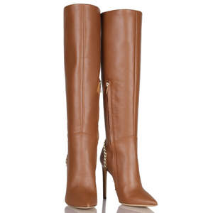 Polali-<span class=keywords><strong>bottes</strong></span> d'<span class=keywords><strong>hiver</strong></span> pour femmes, chaussures à lanières en chaîne, bouts pointus, personnalisé, design de luxe, nouvelle collection <span class=keywords><strong>hiver</strong></span> <span class=keywords><strong>2022</strong></span> - Product Image 4