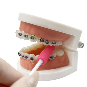 1 paire/sac Chewies Aligner aux saveurs de fruits, bâtonnets dentaires en silicone flexibles, supports de positionnement pour aligneurs, Chompers pour appareils dentaires - Product Image 5