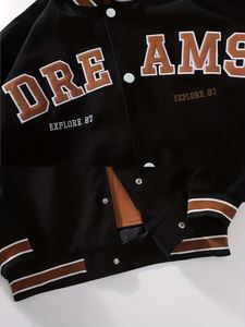 Veste à capuche légère pour homme tendance - Style universitaire athlétique, lettrage audacieux, idéale pour les sorties décontractées - Product Image 5