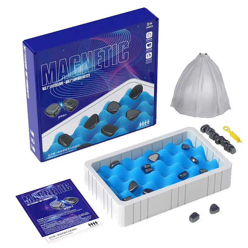 Magnet Schach Brettspiel mit Schwamm Groove für Kinder