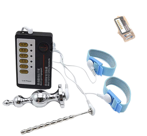 Elektro şok Metal anal tıkaç üretral dilatör sondaj kateter Chastity üretra stimülasyon seks oyuncak - Product Image 1