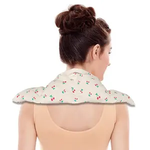Micro-ondes <span class=keywords><strong>cerise</strong></span> fosse lavande oreiller lin pochette épaule cou chauffé <span class=keywords><strong>coussin</strong></span> <span class=keywords><strong>chauffant</strong></span> humide chaleur pack - Product Image 1