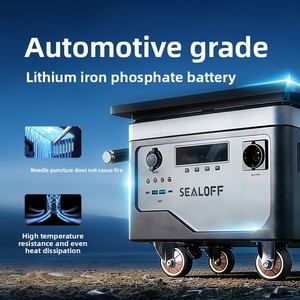 Estación de Energía Portátil para Exteriores de 2560 Wh, Alta Potencia de 2000 W, Almacenamiento de Energía para Acampar y Cocinar, Fuente de Alimentación de 220 V, 2560 Wh - Product Image 5