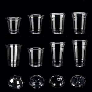 Gobelets en plastique PET de 16 oz avec couvercles, logo personnalisé, pour boissons froides à emporter, jus, café - Product Image 4