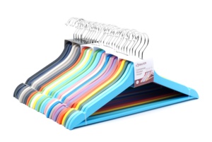 Commercio All'ingrosso O Vendita Al Dettaglio Lipu Appendiabiti in Legno di Promozione Giallo Grucce Colorate Fmcg Prodotto per Appendere Panno - Product Image 6