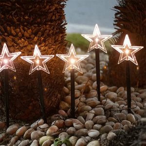 Luces solares para jardín, decoración <span class=keywords><strong>de</strong></span> <span class=keywords><strong>Navidad</strong></span>, árbol, copo <span class=keywords><strong>de</strong></span> nieve, alce, campana, muñeco <span class=keywords><strong>de</strong></span> nieve, <span class=keywords><strong>farola</strong></span> solar impermeable - Product Image 6