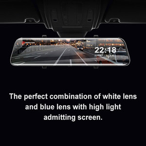 Ad889 12 inch màn hình lớn 2K xe máy ảnh vòng lặp ghi âm Dashcam tầm nhìn ban đêm WIFI GPS xe Dash máy ảnh gương chiếu hậu Dash Cam - Product Image 5